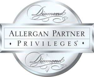 Allergan Diamond badge
